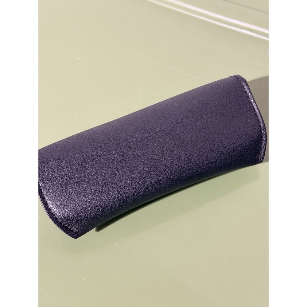 Original Ray-Ban Leather Sunglass Soft Case Black Snap Pouch - Picture 4 of 4